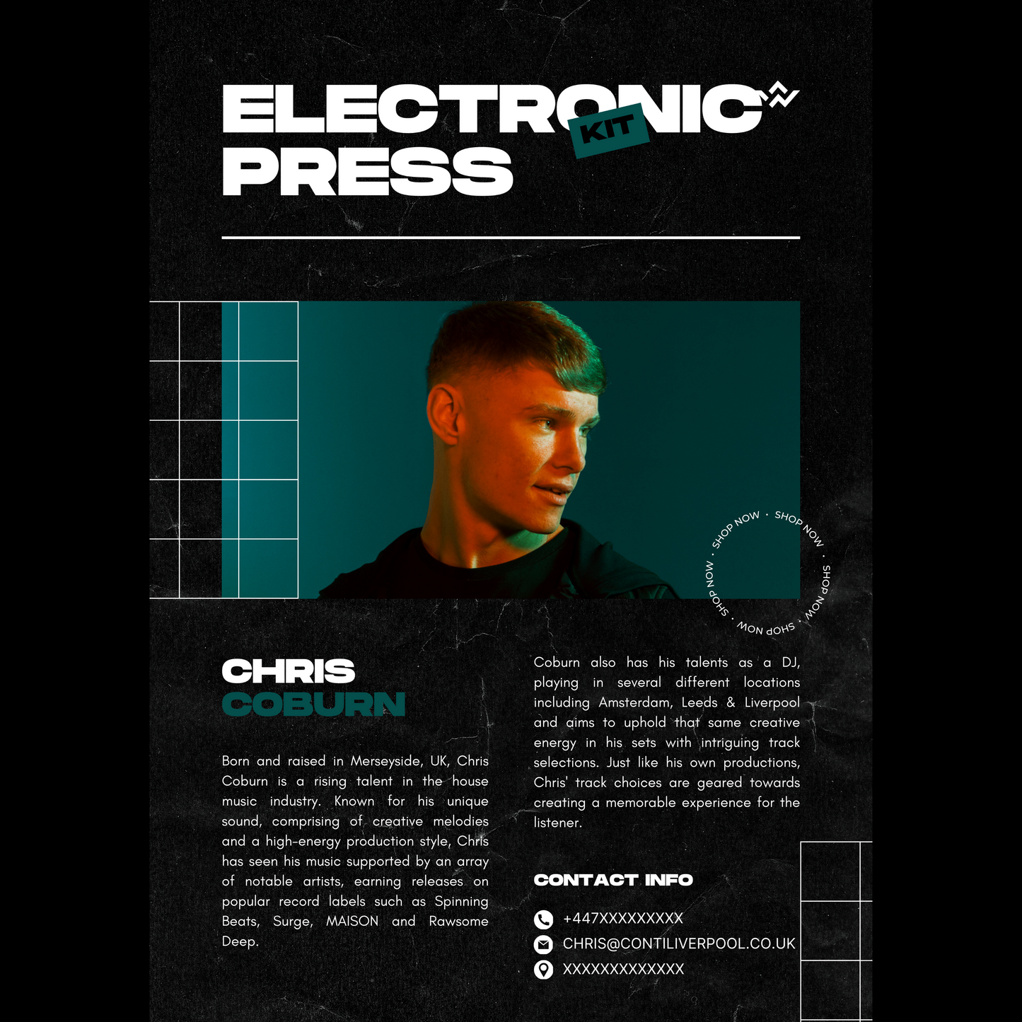 Electronic Press Kit Design (EPK)